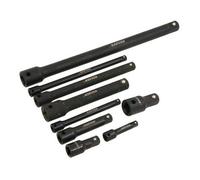 Neilsen CT4348 9pc Chrome-Molybdenum Impact Extension Bar Set