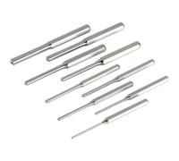 Loops 9 Pc Parallel Roll Pin Punch Set - Hardened & Tempered Steel Punches - Metric in Metallics Loops Metallics