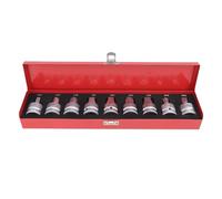 9 Pcs 3/4 Inch Drive Impact Hex Driver Socket Set, Cr - Mo Steel Impact Hex Bit Set with M16 M18 Spline Bits, 14mm to 24mm Hex Drill Bit for Impact Wrenches