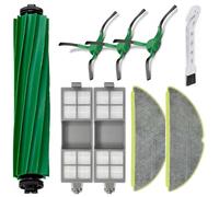 9 Pcs Accessories Kit for iRobot Roomba 205 Robot Vacuum, Accessories Parts 1 Main Brush, 3 Edge Sweeping Brushs, 2 HEPA Filter, 2 Mop Cloth, 1 Clean Brush