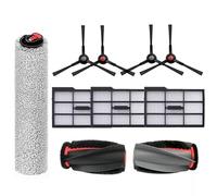 9 Pcs Accessories Kits for eufy E25 Omni / E28 Omni Robot Vacuum Cleaner Parts, 1 Main Brush 1 Mop Roller 3 Filter 4 Side Brush