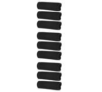 9 Pcs Anti-slip Pull-up Handle Cover Pads for Doorway Horizontal Bars | Detachable Polyester Padding, Black Finish, for Dumbbells and Home Pull up Training Use