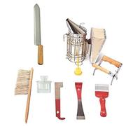 9 Pcs Beekeeping Supplies Bee Maintenance Starter Tool for Beginners to Maintain Hive Box