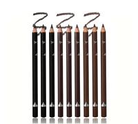 9 PCS Black Eyeliner Pencil,Smudge Proof,Long Lasting Makeup for Precise Definition,24hr Wear,Includes Black, Brown Coffee And Dunkelbraun.