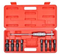 9 Pcs Blind Hole Bearing Puller Tool Set for Pilot Bearing | Internal puller, collet selection by size, car maintenance, DIY mechanics, blow-ed case