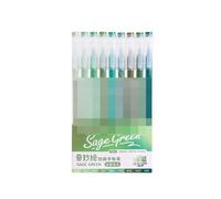 9 PCs-Blue Fruit Painting Hand Pen Graffiti Stacked Color Pen-Misty -0.5mm
