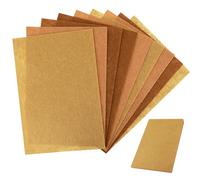 9 Pcs Brown Felt 30 x 20 cm Soft Fabric Sheets for Crafting, DIY Sewing, Patchwork Art and Craft Projects (3 Pieces)