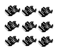 9 Pcs Buckle Clip Basic Mount for GoPro Hero 11/10/9/8/7/(2018)/6/5 Black,Session 5/4,Hero 3+,DJI Osmo Action,AKASO/Campark/YI Action Camera