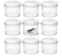 9 Pcs Bug Hunting Kits for Children, Plastic Bug Catcher, Portable Catcher Toy for Adult and Child Bug Catcher Suitable for Outdoor Exploration, School Projects, Nature Study Magnify