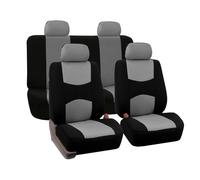 9 Pcs Car Seat Covers For Dacia Jogger 2022 2023 2024 2025 2026, Seat Protectors Front Rear Seat Cover Interior Accessories,B/Black Grey