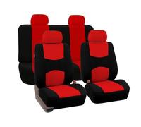 9 Pcs Car Seat Covers For Dacia Jogger 2022 2023 2024 2025 2026, Seat Protectors Front Rear Seat Cover Interior Accessories,E/Black Red