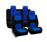 9 Pcs Car Seat Covers For VW Golf R 2000-2023 2024 2025 2026, Seat Protectors Front Rear Seat Cover Interior Accessories,C/Black Blue