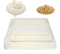 9 PCS Cheesecloth, Cheese Cloths for Straining, 40x40cm, 50x50cm, 60x60cm Reusable and Washable Muslin Cloths for Cooking, Unbleached Pure Cotton Lint Free for Straining Juice Cheese Tea Coffee