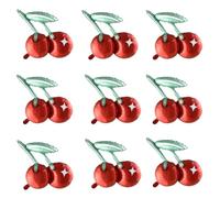 9 Pcs Cherry Balloon Fruit Foil Balloon 50cmx52cm Cherry for Birthday, Cherry Theme Party Decoration