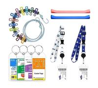 9 Pcs Cruise Ship Essentials Kit Include Cruise Luggage Tags, Lanyards for Cruise Ship Cards, Beach Towel Bands, Travel Clothesline, Cruise Essentials 2026 with All Cruise Lines