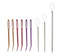 9 Pcs Darning Needles for Wool, Wool Needles for Sewing Up Knitting, Easy Use, Curved Tip, for Jewelry Making, Threading Beads