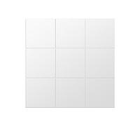 9 pcs DIY Square Mirror Wall Stickers 15cm Self adhesive Tiles Bathroom Flower Pattern Living Room 3D Mirror Decor for DIY Decoration Mirror Decor Sticker Wall Treatments for Washroom