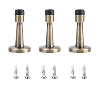 9 PCS Door Stoppers for Skirtings Set, Door Stops Indoors, Antique Brass Door Stop, Wall Mounted Doors Stop with Screws Hitting Wall Protector Anti Collision Skirting Board for Indoor Rooms Offices