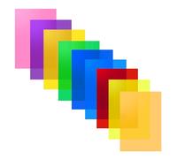 9 Pcs Dyslexia Overlays Coloured Overlays for Dyslexia 0.3mm Ultra Thin Dyslexia Aids Overlays for Reading Durable Dyslexia Aids for Children, ADHD, and to Reduce Visual Stress