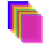 9 Pcs Dyslexia Tools for Kids Dyslexia Reading Strips, Colored Overlays for Dyslexia Transparency Reading Guide Strips for Kids Correction Gel Lighting Filter
