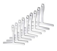 9 PCS Guitar Radius Gauge and String Action Ruler - Universal Guitar Tools for Accurate Understring Measurement - Guitar Setup Kit for Bridge Saddle & Fretboard Adjustment - Maintenance Accessories