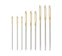 9 Pcs Large Eye Blunt,Tapestry Needles,Darning Needless,Yarn Needles,Tip Knitting Crocheting Embroidery Cross Stitch Weaving Finishing, Assorted Sizes Durable Metal Hand Sewing