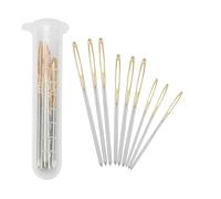 9 Pcs Large Eye Sewing Needles, Large Eyed Blunt Ended Hand, Darning Needle, Darning Needles for Wool, Tapestry Needle for Yarn, Knitting, Tapestry, Darning DIY Crafting