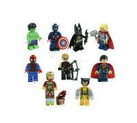 9 Pcs Marvel Avengers Super Hero Comic Mini Figures Dc Minifigure Gift Fits Lego