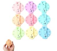 9 Pcs Math Fidget Spinners,Addition and Subtraction Fidget Game for Classroom Homeschooling,Learn Multiplication and Division with The Math Spinners,Mathematics Game for Home Classroom Prizes (1)