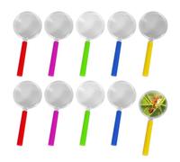 9 PCS Mini Magnifying Glasses for Kids, Handheld Plastic Magnifying Glass Toy Set for Science Discovery, Educational Tools for Classroom & Outdoor Exploration