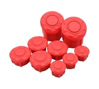 9 PCS Motorcycle Frame Hole Cover Caps Plug Compatible With R 1200 GS Adventure R 1250 GS Adventure R1200GS R1250GS 2014 2024 Models Fits 2023 Year(Red)