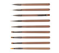 9 Pcs Nails Art Brushes Set Nails Brushes Nails Art Liner Brushes Nails Painting Brush Set Manicure Drawing Brush