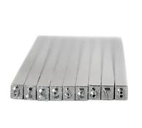 9 Pcs Number Stamp Set 0-8, Alloy Steel Leather Punch Tools with Patterns for Carving, Crafting and Personalizing DIY Leather Goods