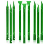 9 PCS Plastic Scraper Tool for Cleaning, No-Scratch Sticker & Label Remover Tool for Car Crevice, Kitchen Grease and Paint Scraper Set for Tight Spaces and Crevices