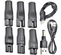 9 PCS Replacement Power Cord 5V Charger USB Adapter Suitable for Electric Hair Clippers, Beard trimmers, Shavers, Beauty Instruments, Desk Lamps, Purifiers