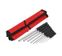 9 Pcs Roll Pin Punch Set, High Speed Steel Pin Punch Tool Kit with Storage Bag, Sizes 1/16 to 5/16 Inch for Automotive Watch Repair Jewelry and Craft Projects
