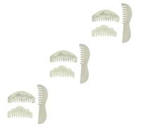 9 Pcs Scalp Comb Hair Comb Hair Comb for Jade Gua Sha Tools Scalp Stone Scraping Massage Tool Jade Styling Comb Teasing Combs for 's Comb Miss Wide Tooth