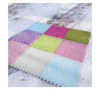 9 Pcs Sensory Floor Tiles, Puzzle Sensory Tiles, Interlocking Sensory Floor Rug For Autistic Textured Activity Play Mats, Multi-Sensory Exploration Toys For Tactile Play