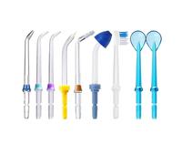 9 Pcs/Set Replacement Tips, Compatible with Waterpik Water Flosser Jet Tips for Oral Irrigator & Dental Flosser Replacement Parts(New Type)
