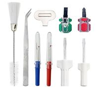 9 PCS Sewing Machine Cleaning Kit, Repair Machine Sewing Accessories Household Sewing Machine Double Head Cleaning Tool to Boost Machine Sewing Performance