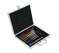 9 PCS Solfeggio Tuning Fork Set with Box for DNA Healing Sound Therapy Yoga