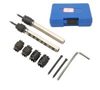 9 Pcs Spot Weld Cutter Set, Power Drill Spot Weld Remover Kit with 3/8in and 5/16in Drill Bits, High Speed Steel Welding Bit Set for Car Body Repair Without Panel