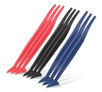 9 Pcs Squeegee for Vinyl Car Squeegee 3 In 1 Car Wrap Tools Flexible Small Squeegee with Different Hardness for Installing Vehicle Wraps Car Stickers Anti-Scratch Film(Red Blue Black)