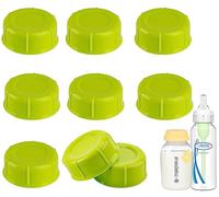 (9-PCs) Travel Bottle Caps Compatible with Dr Brown Narrow Bottles, Storage Caps Replacement for Medela Bottles