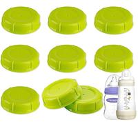 (9-PCs) Travel Bottle Caps Compatible with Lansinoh Bottles, Storage Caps Replacement