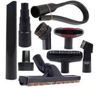 9 Pcs Universal Vacuum Attachments - Hose Adapters, Floor Brush, Crevice Tool for Shop Vac Accessories