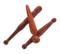 9 Pcs Wooden Reflexology Massage Stick for Foot Relief, Brown | Smooth Mellow Wood, Easy to Hold Shape, for Watching TV after Long Walk