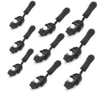 9 PCS Zipper Repair Kit Zipper Slider, 3 Sizes Instant Zip Fixer Replacement, No Tools Required Zipper Puller for Backpacks Coats Jacket Luggage Sewing and Supplies