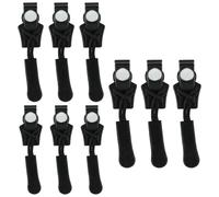9 Pcs Zipper Repairer Kit, Removable Zip Puller, Universal Instant Fix Zipper Slider Repair Replacement, Spare Zip Kit Mini Restorer Coil, Zipper Fix Sliding Teeth Screw Head for Luggage Backpacks