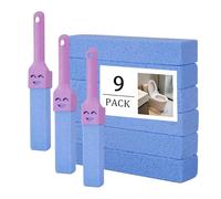 9 PcsToilet Pumice Stone for Toilet Cleaners, Pumice Stone Toilet Bowl Cleaner with 3 Pcs Handle, Replaceable Stones Cleaning Blocks for Cleaning Toilets Bowl Stains Pool Bathroom Kitchen